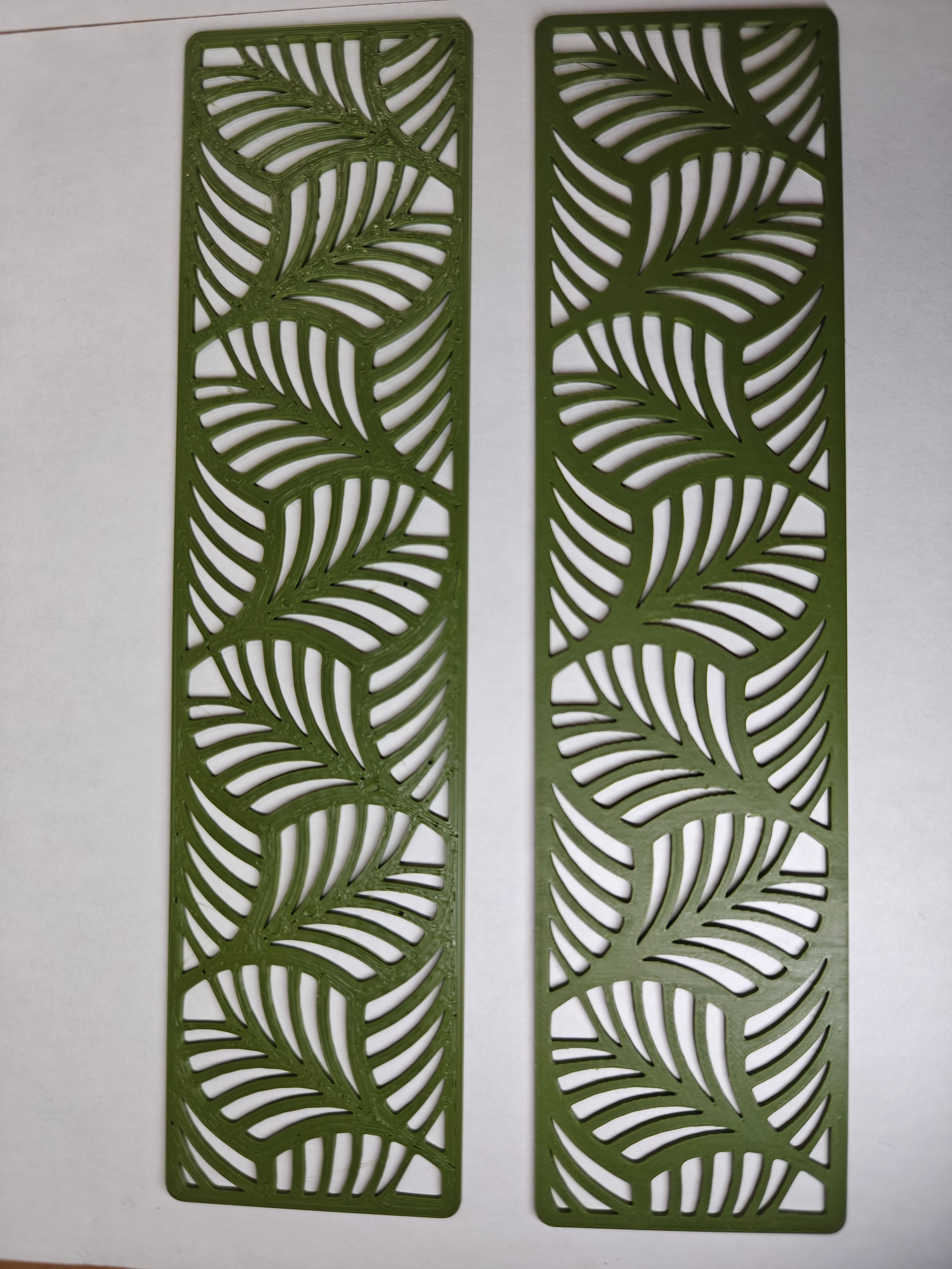 Tropical Leaves Bookmark